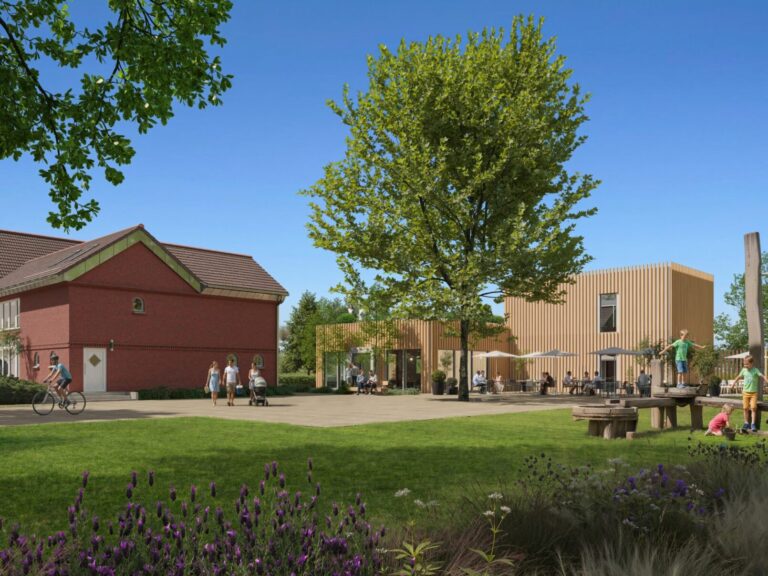 Visualisierung der Erweiterung des Hof Emschermündung