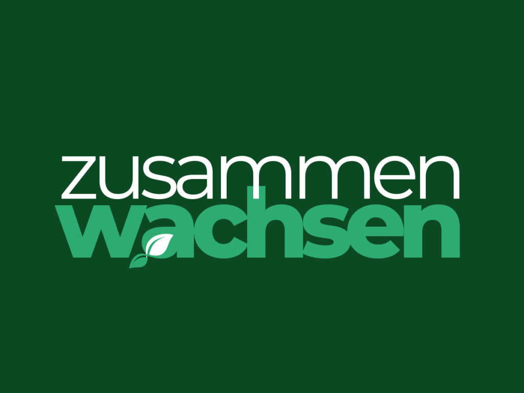 Logo zusammen wachsen