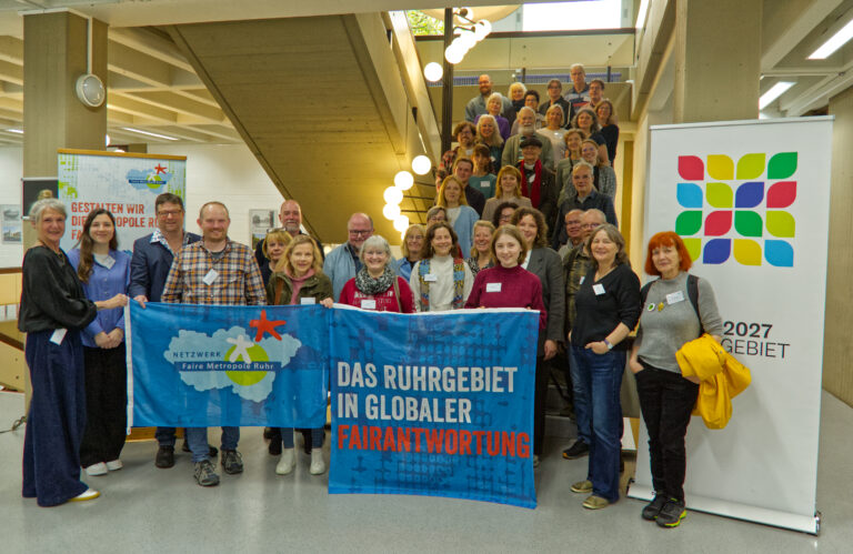 Rainer Oligmüller beim Netzwerktreffen der IGA 2027 in Gelsenkirchen mit Akteuren aus der Nachhaltigkeitsszene